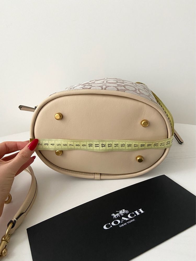 COACH Field Bucket Bag Жіноча шкіряна сумочка коуч женская сумка коач