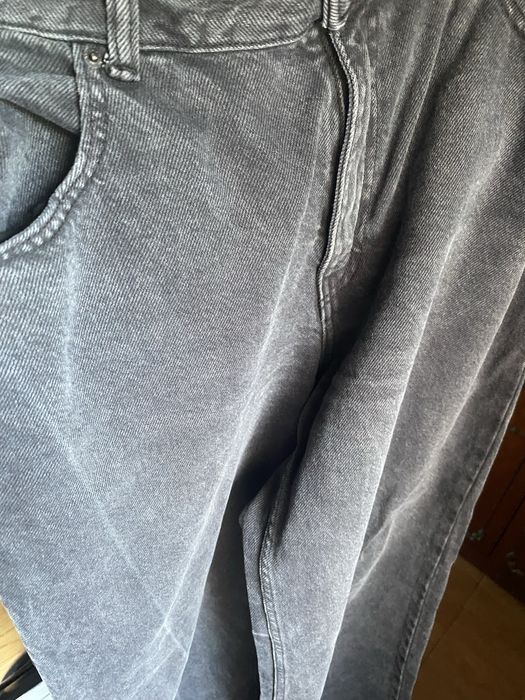 Чорні джинси  wide leg pull and bear