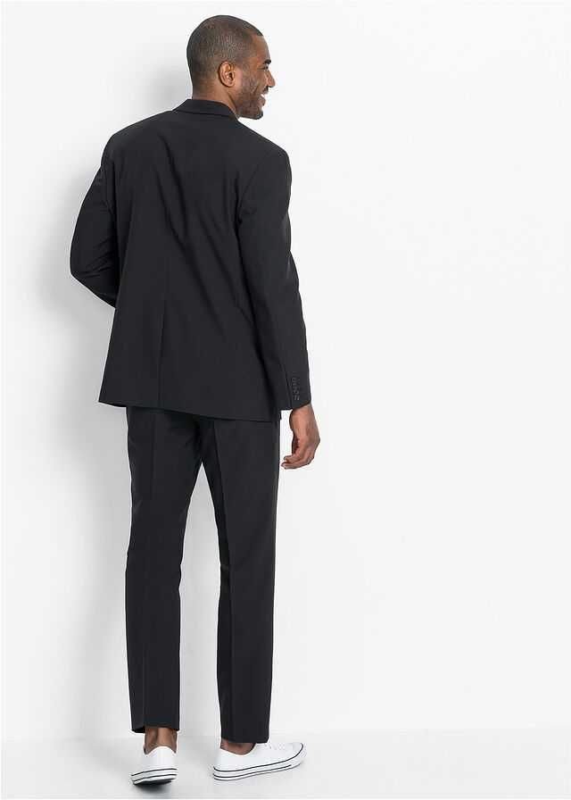 Nowy elegancki czarny garnitur rozmiar 102