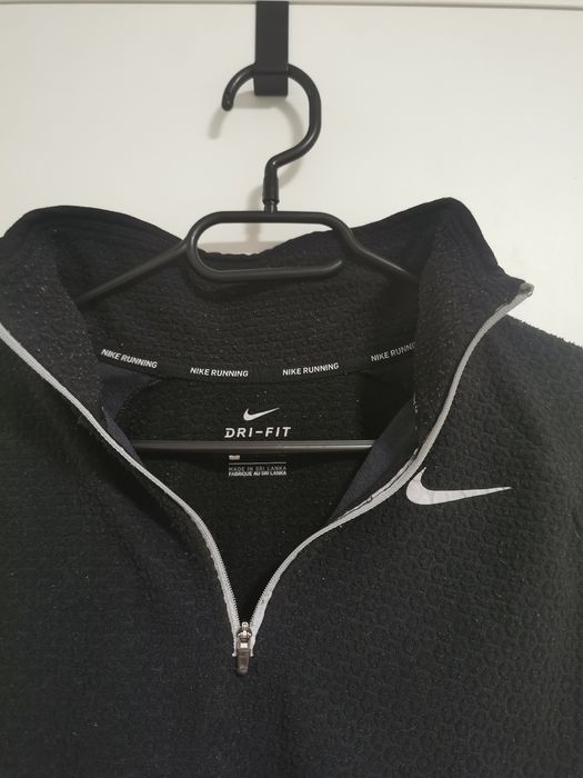 Czarna damska cienka bluza do biegania Nike Running Dri-fit S