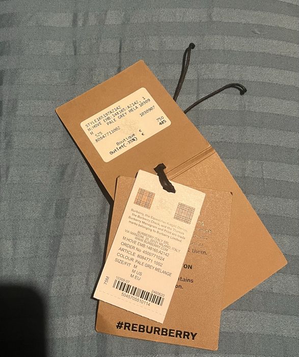 зип худи BURBERRY