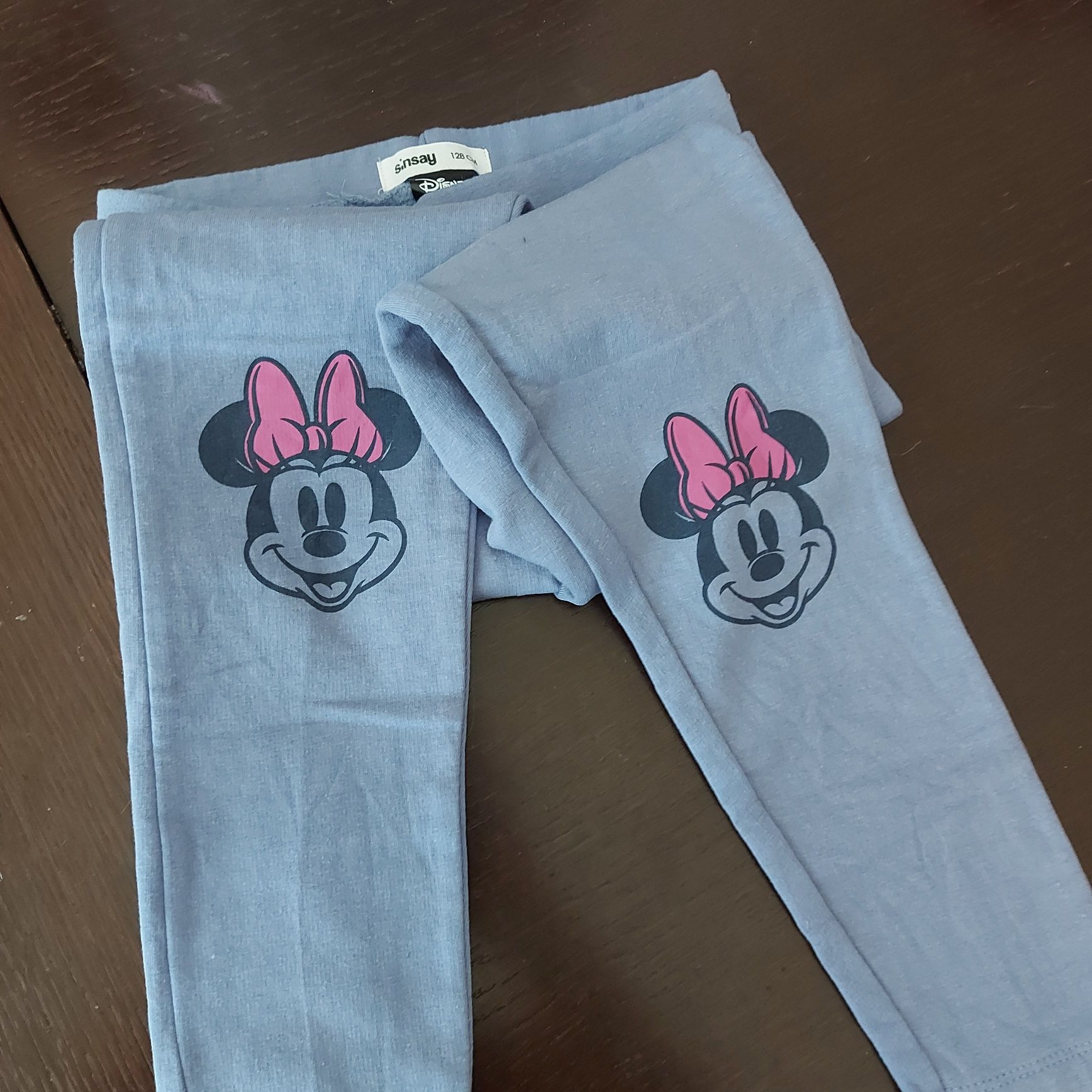 Spodnie legginsy 128 sinsay myszka minnie Mouse