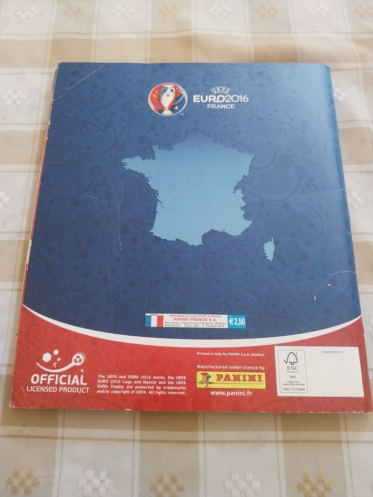 Caderneta Completa Euro 2016