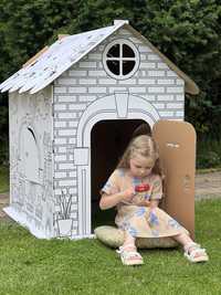 Будиночок розмальовка хатинка дитячий творчість домик