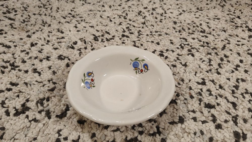 Miseczka porcelanowa Lubiana, wzór kaszubski  16cm