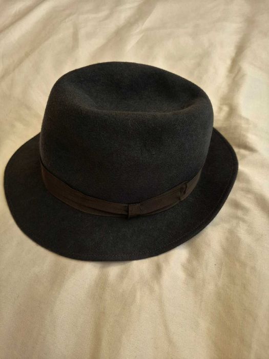 Kapelusz klasyczny damski z rondem zima 100% wełna owcza owca NOWY !!