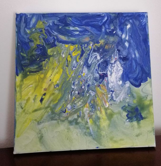 Quadro - Pintura abstrata em acrílico