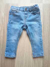 Zara spodnie, spodenki 6-9mc 74 jeansy