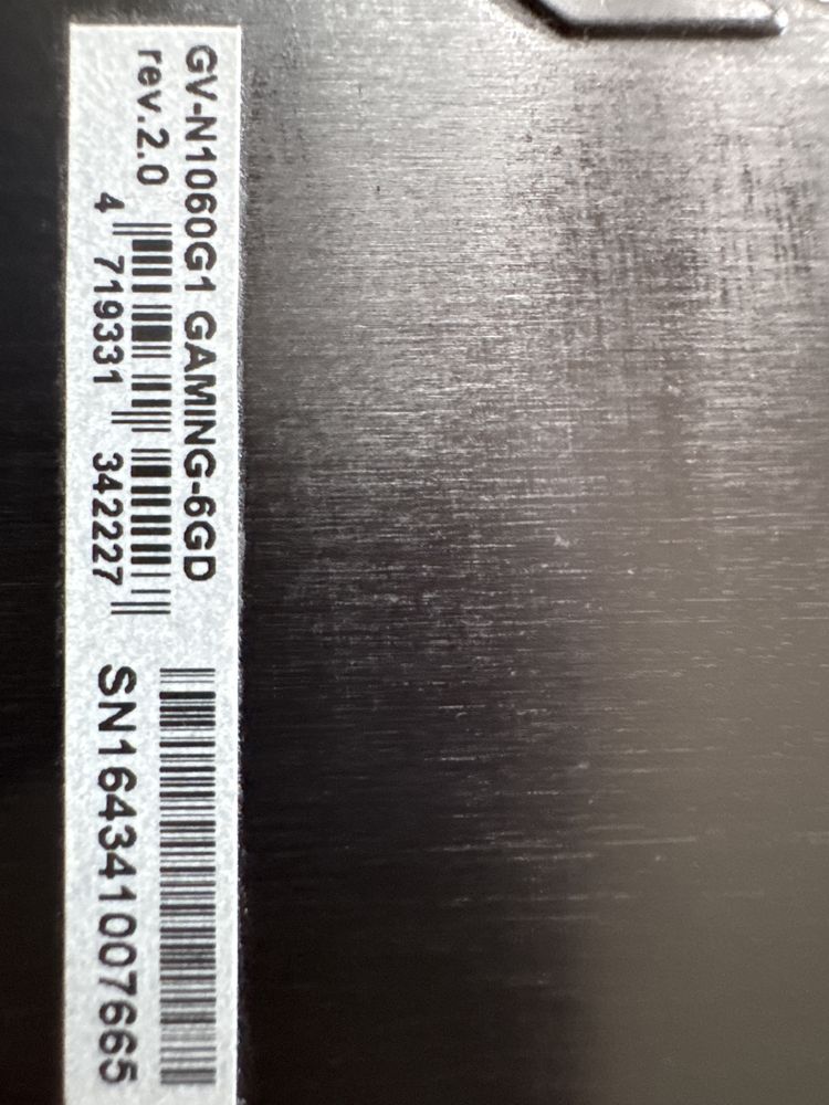 Karta graficzna Nvidia Gigabite gaming GTX 1060 6GB