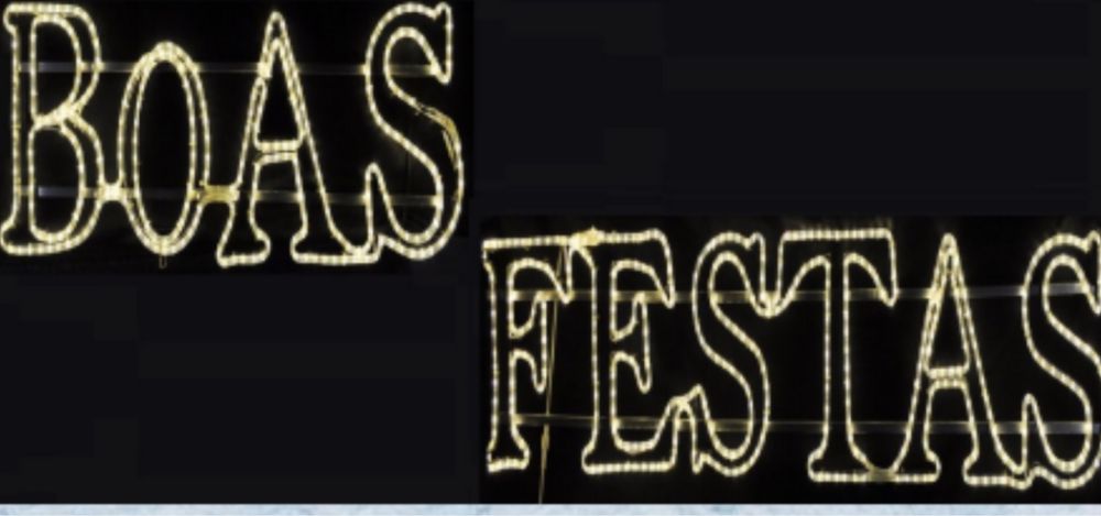 ILUMINAÇAO DE NATAL - Paineis de Boas Festas e outros