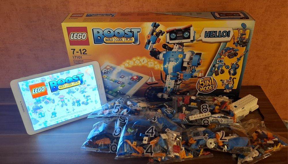 LEGO Boost 17101 + Tablet Samsung Galaxy Tab 2 – Kompletny Zestaw !