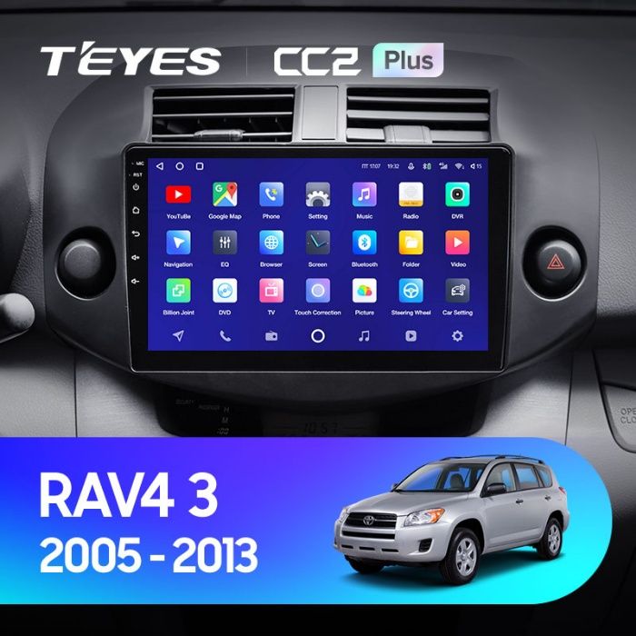 Штатная магнитола Teyes CC2 Plus Toyota RAV4 3 (2005-2013) Android