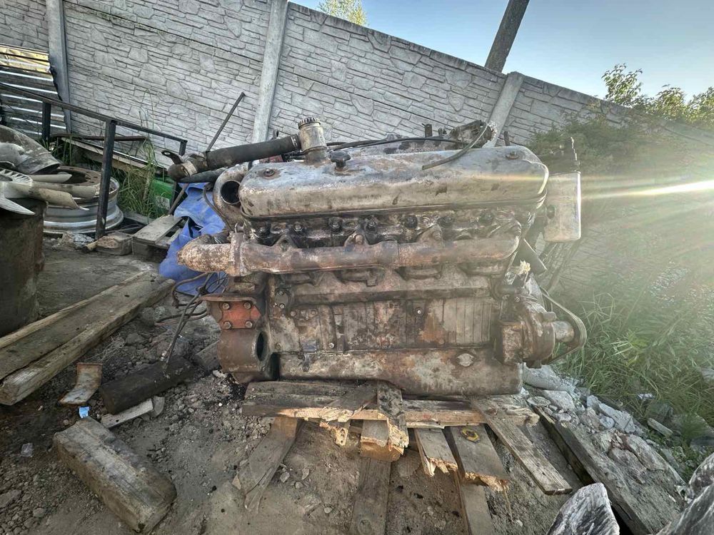 Двигун, мотор, ямз 238 маз, краз, колінвал, блок, поршня, головки