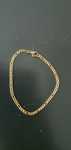 Pulseiras ouro laminado 18k malha 3x1  3mm