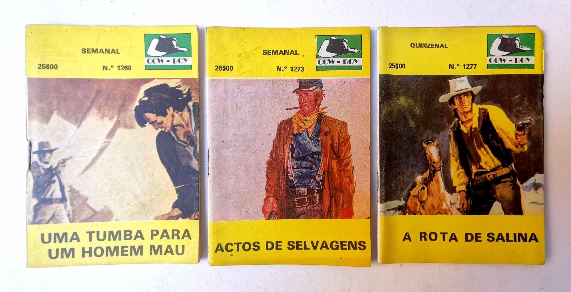 Diversos números da coleção Cow-Boy