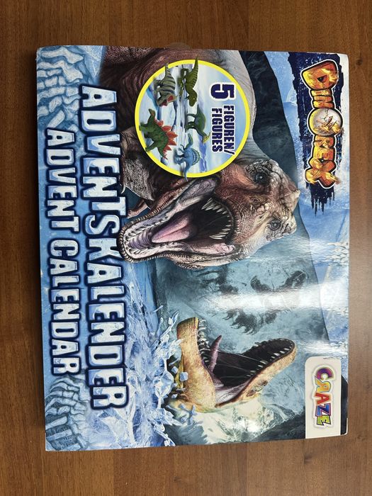 Kalendarz adwentowy dinozaury