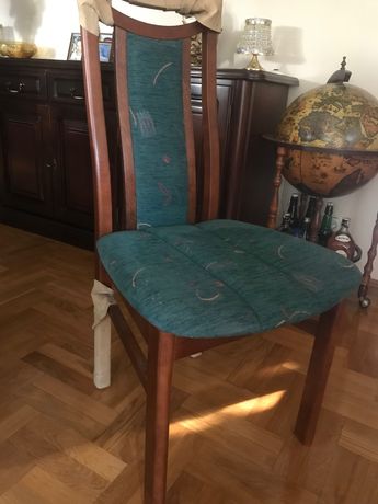 Krzesło drewniane tapicerowane buk
