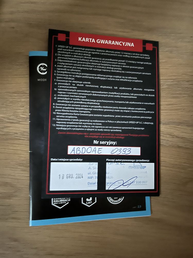 Nowy alkomat Promiler iSober 30 NOWY za 2/3 ceny