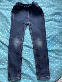 Legginsy jeansy 104 dla dziewczynki.      2