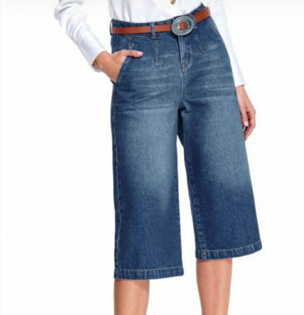 Spodnie jeansowe culotte roz 34 z metką