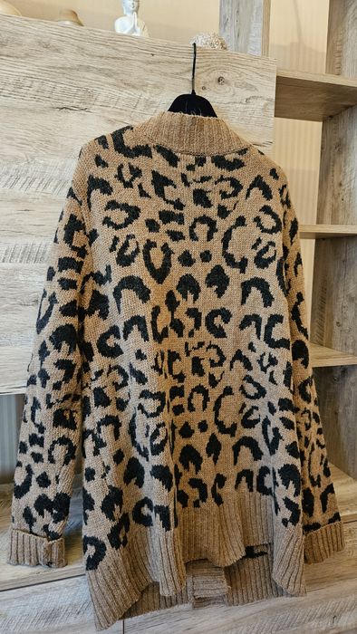 Кардиган з леопардовим принтом