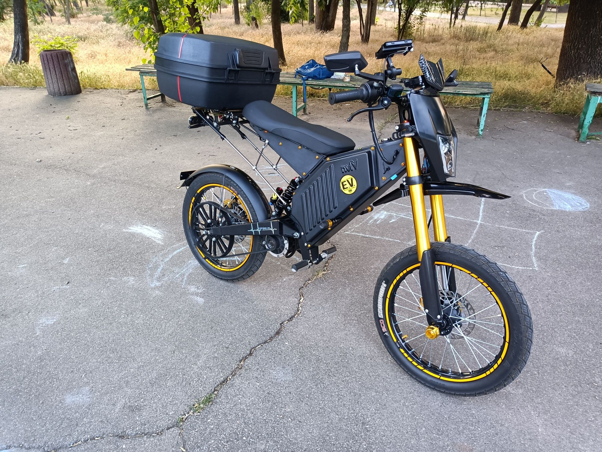 Електробайк Electric Enduro NVL 120 2(7)кВт 30Аг