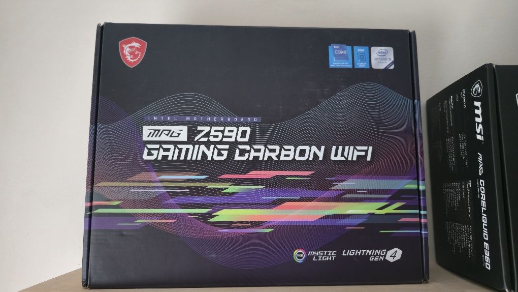 Комплект Материнки Msi Z590 Gaming Carbon + Процесор I7 11700k + DDR4