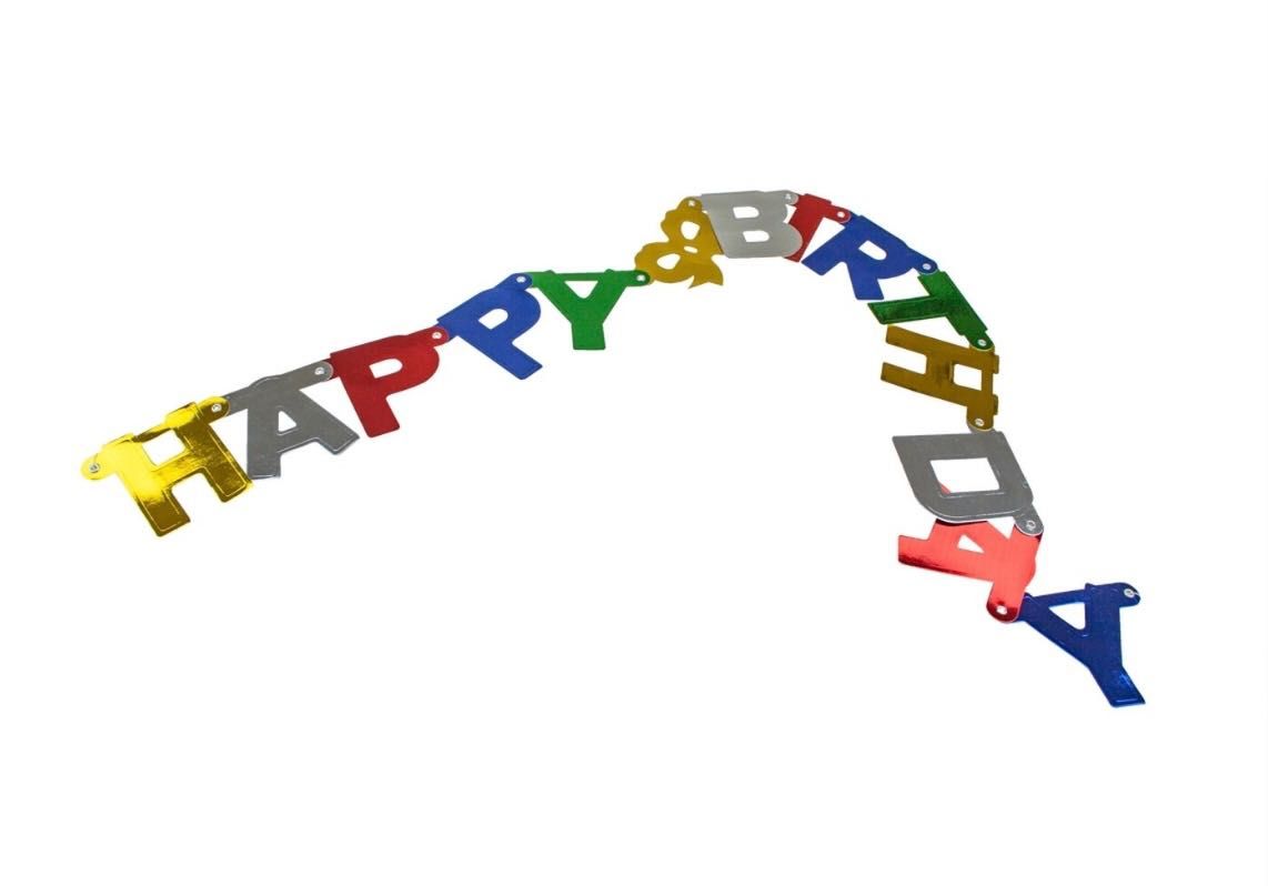 NOWA‼️ Girlanda urodzinowa "Happy Birthday" Fackelmann
