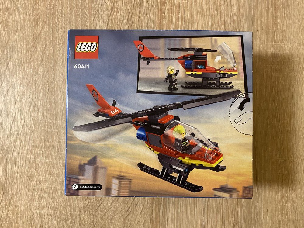 Nowe LEGO City Strażacki helikopter ratunkowy 60411