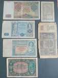 Zestaw starych polskich banknotów
