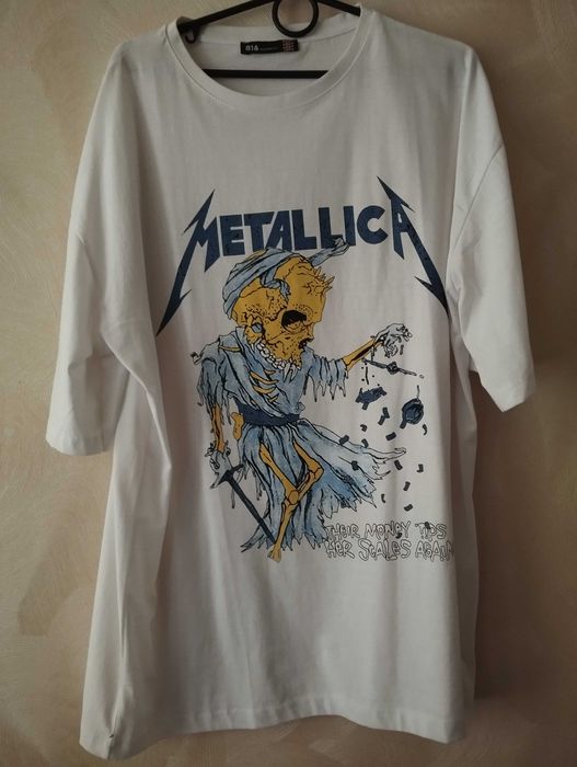 новые футболки мерч Metallica