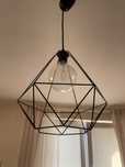 Klosz do lampy metalowy czarny abażur ikea