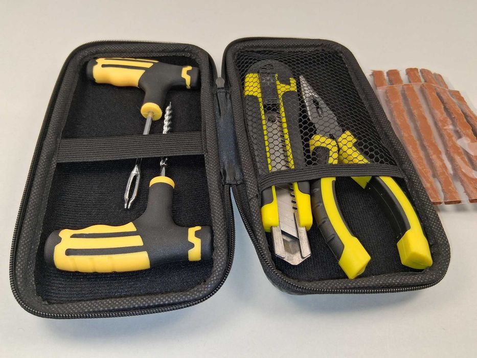 O032 Profesjonalny Zestaw Naprawczy Opon Bezdętkowych Walizka CARBON