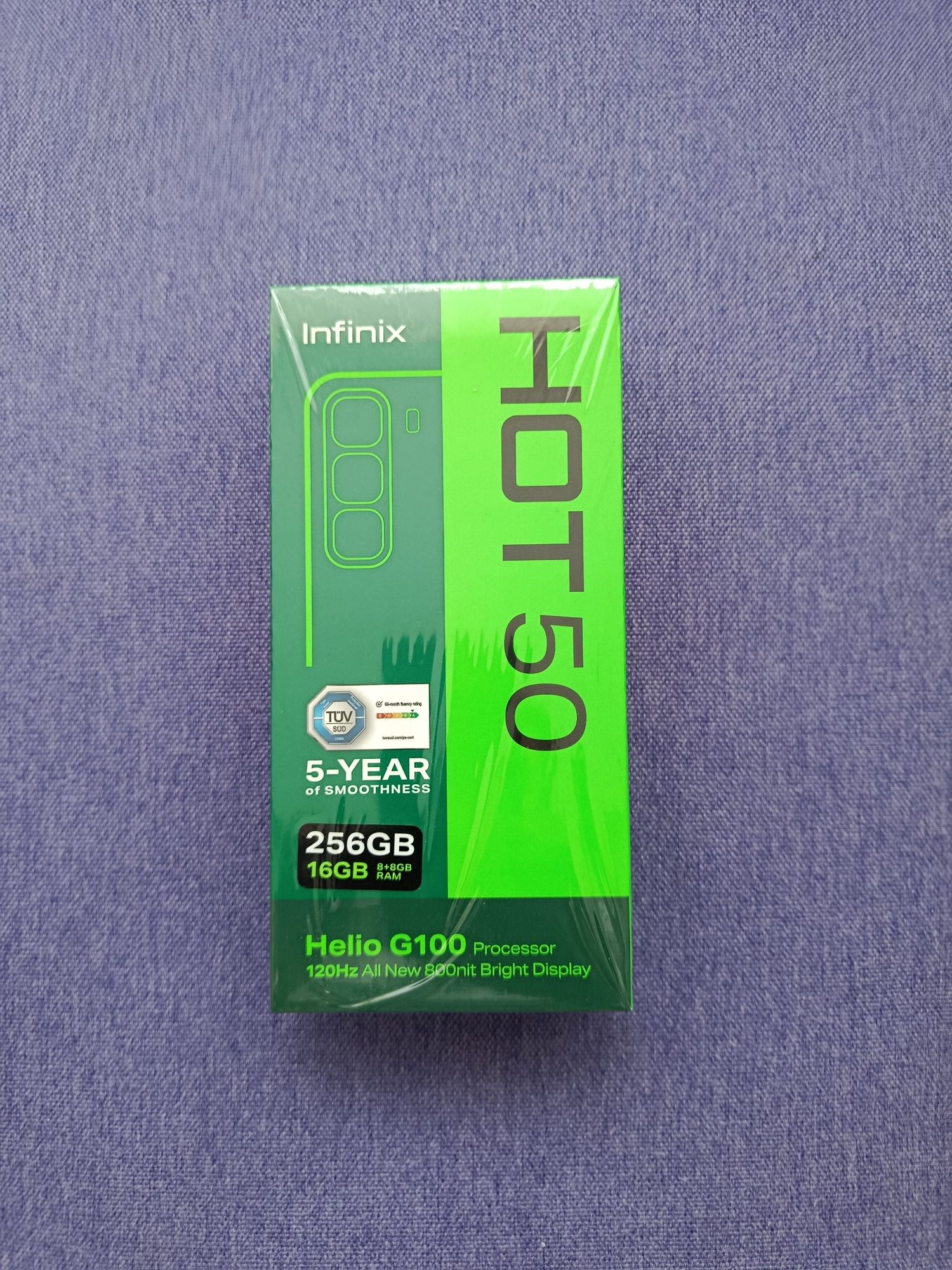Infinix Hot 50 8/256Gb NFC Black Новый