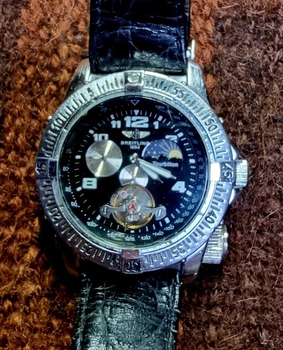 Relógio Tourbillon Automático 48h Reserva 100% operacional