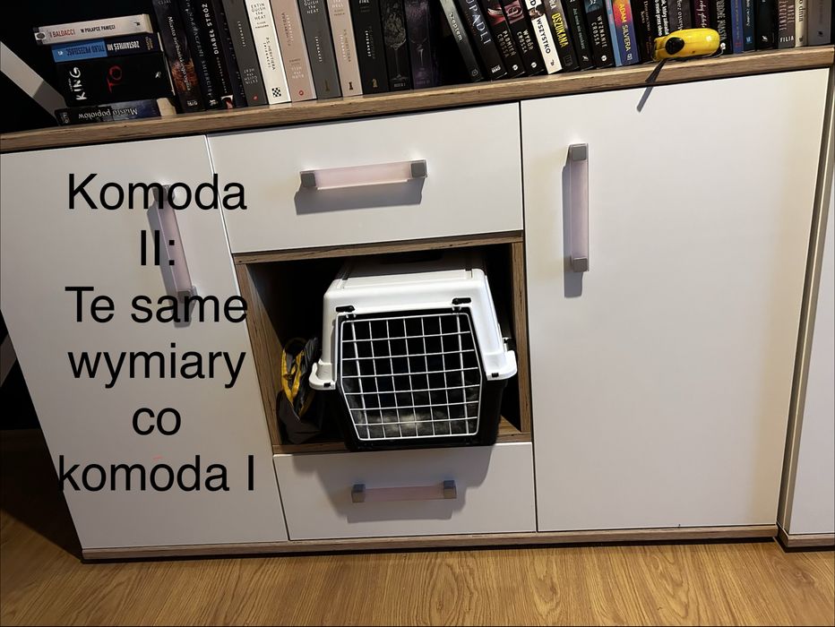 Zestaw czterech komód