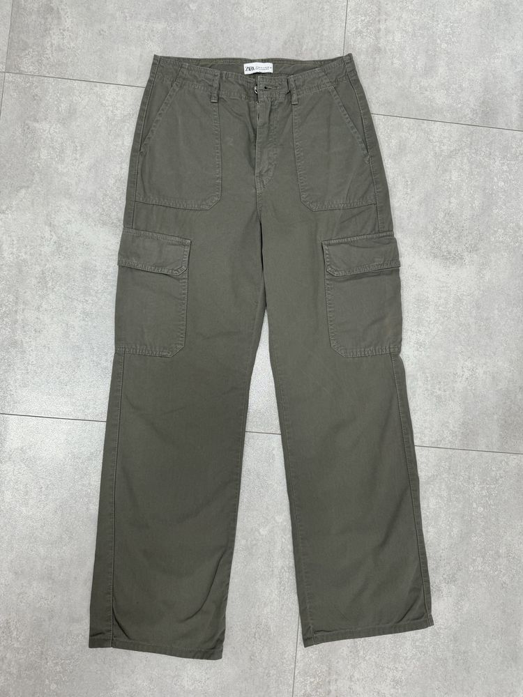 Spodnie cargo Zara 100% cotton