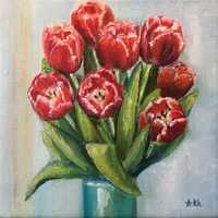 Картина «Весна. Тюльпаны.»