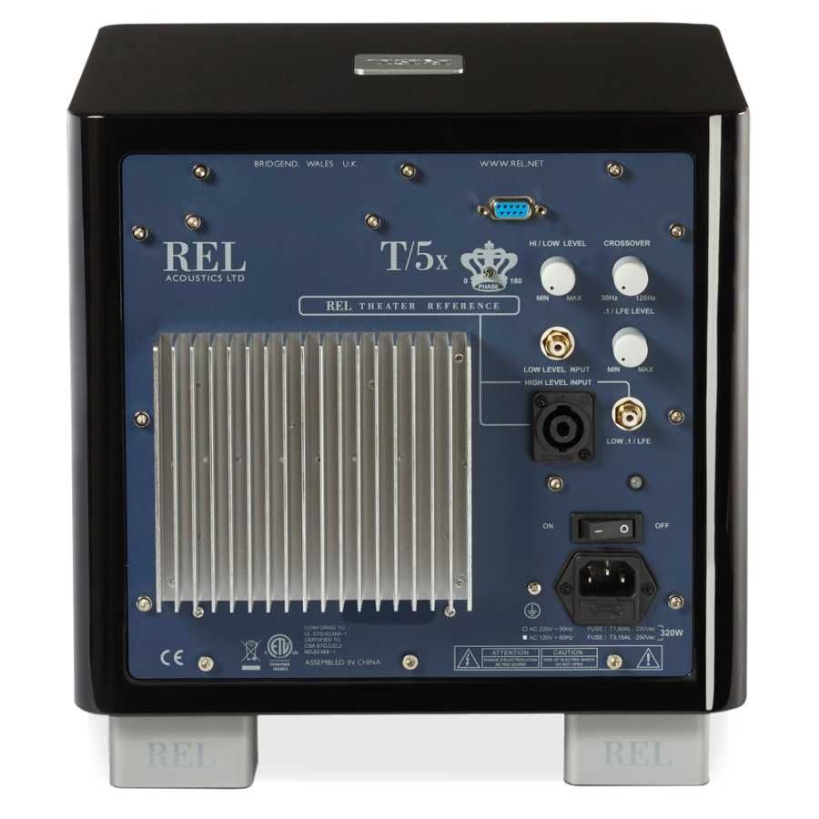Subwoofer aktywny REL ACOUSTICS T/5x - czarny połysk