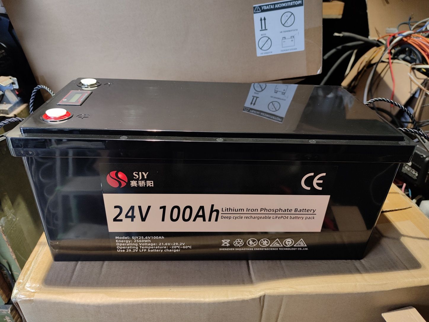 Аккумулятор Lifepo4, SJY 24v 100ah