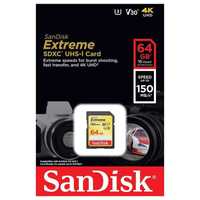 Флеш память SDXC 64Gb SanDisk Extreme Class 10 UHS-1