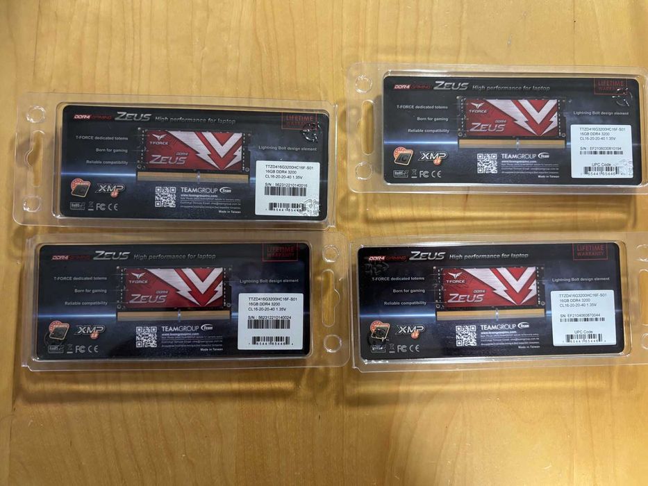 TeamGroup DDR4 64Gb 4x16Gb DDR4 3200Mhz CL16