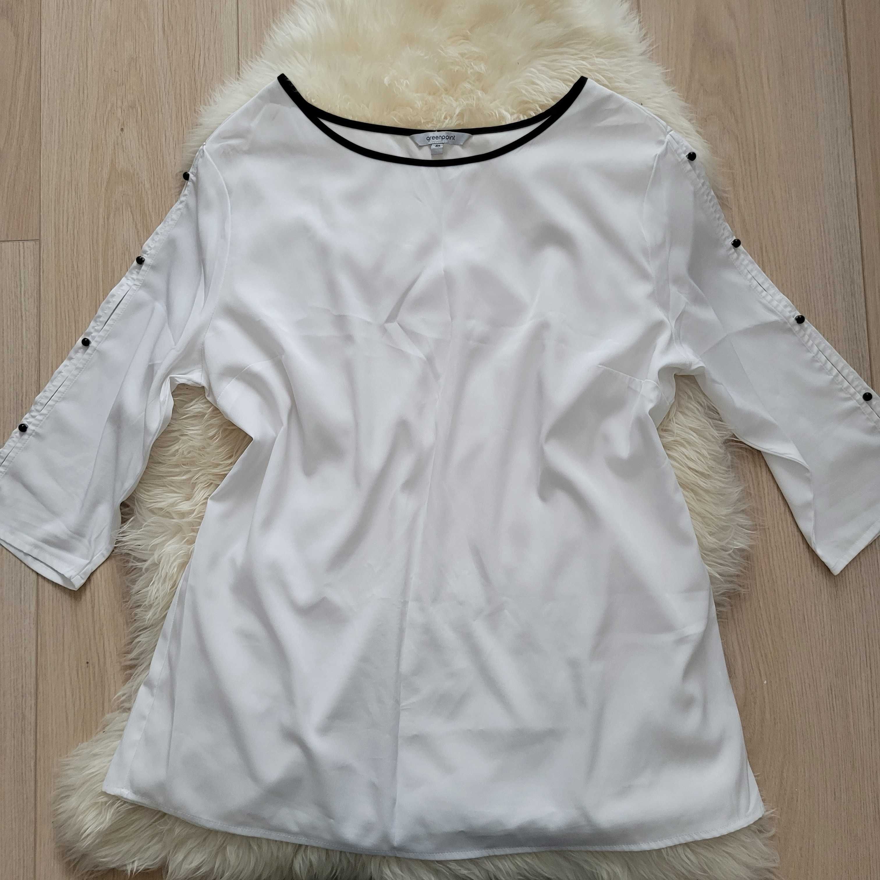 Greenpoint biała bluzka jak NOWA roz. 42 L / XL