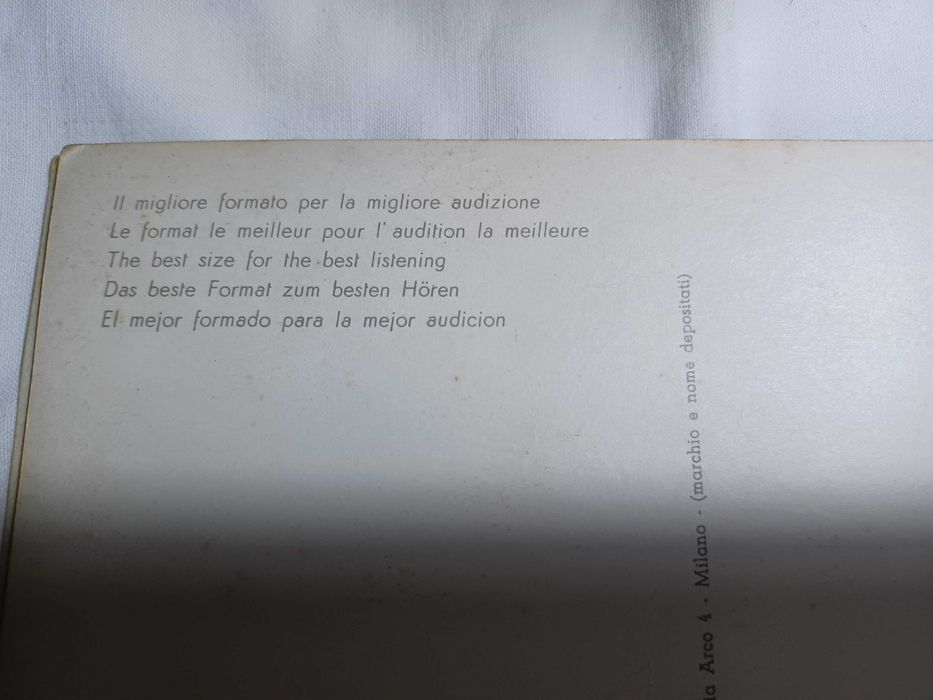 3 Discos postal musicais italianos anos 50.
Raridades