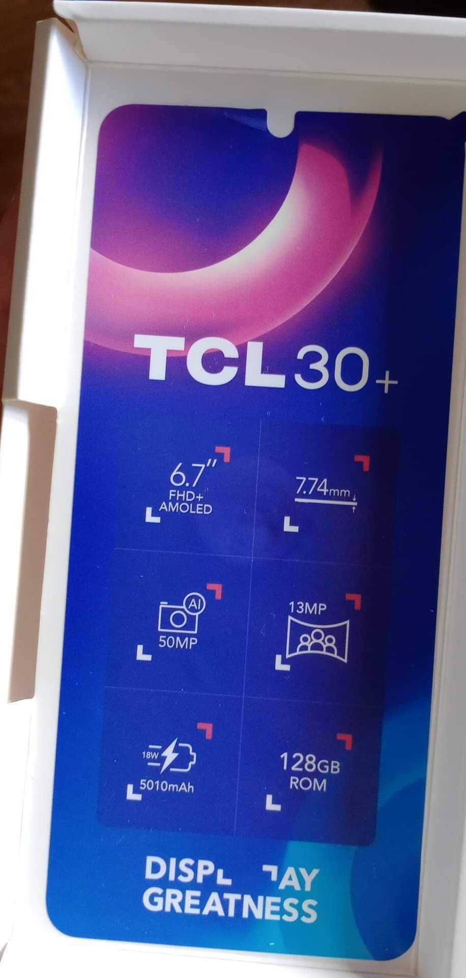 TCL 30+  com garantia ler descrição