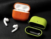 Кожаный чехол для наушников airpods 1 2 3 pro с карабином