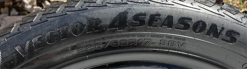 Шины б у 225/50R17 GOODYEAR Vector 4 Seasons зима
