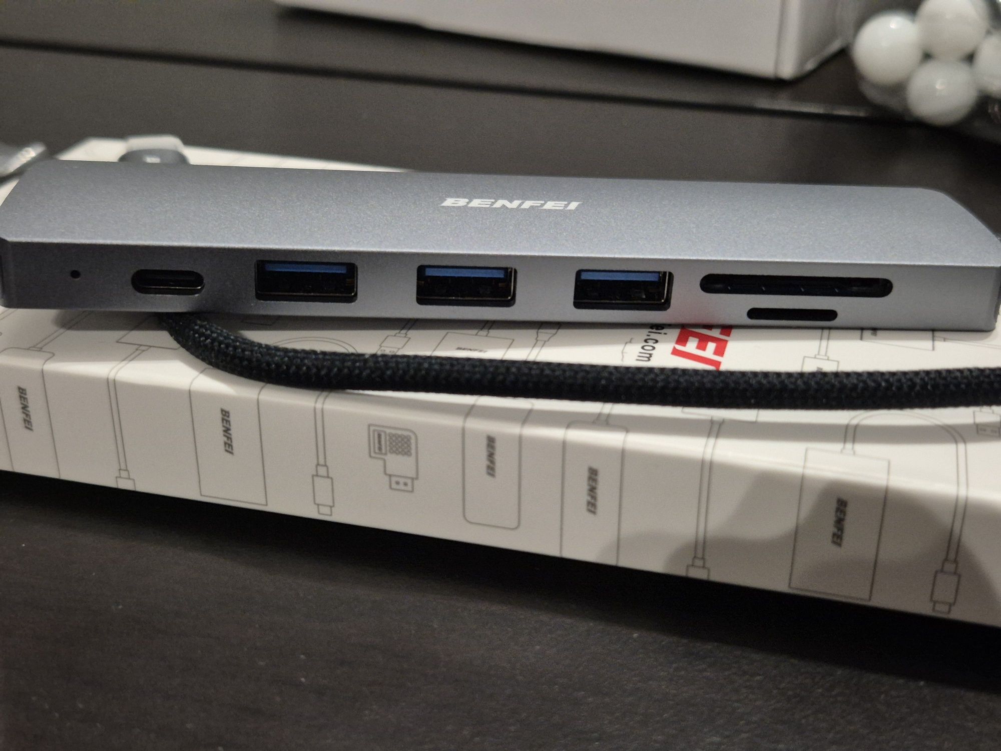 Adapter Benfei USB C HUB 7w1