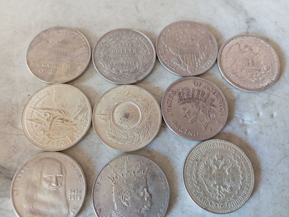 porządki domowe stare monety