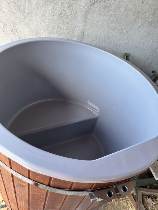 Beczka do schładzania + schody